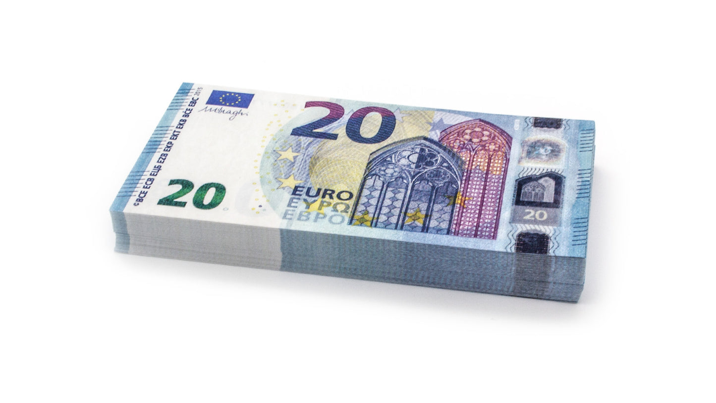 20 Euro Scheine - auf 75% verkleinert