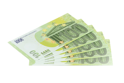 Cashbricks® Spielgeld Euro Bündel - €100 Scheine