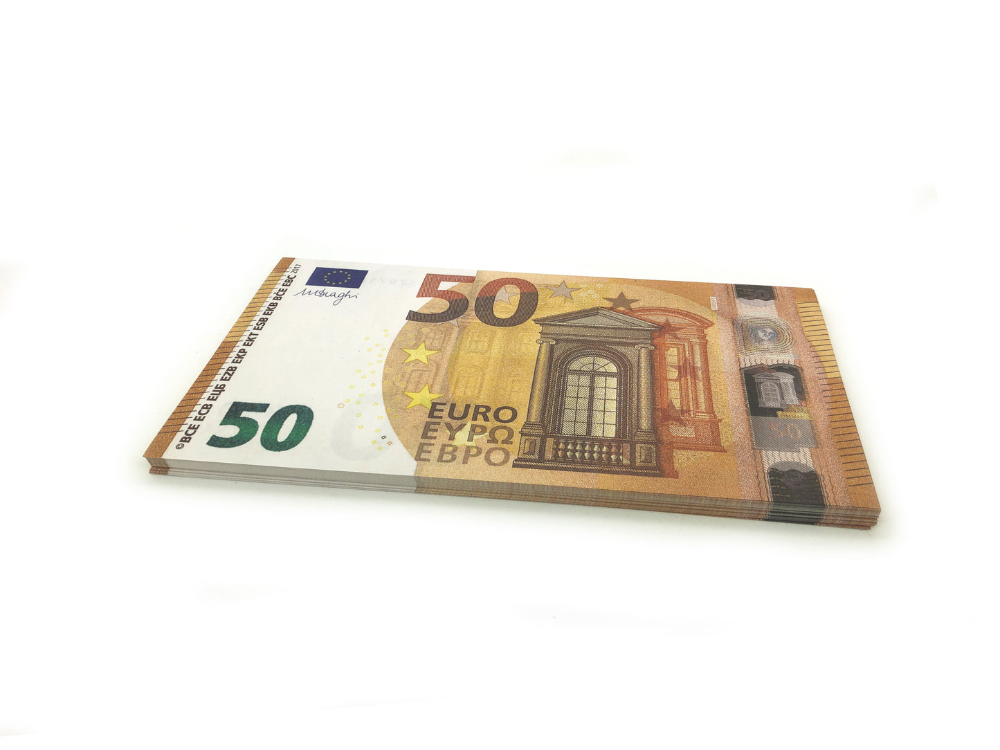 50 Euro Scheine - auf 125% vergrößert