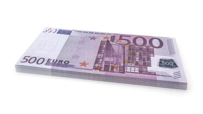 500 Euro Scheine - auf 125% vergrößert